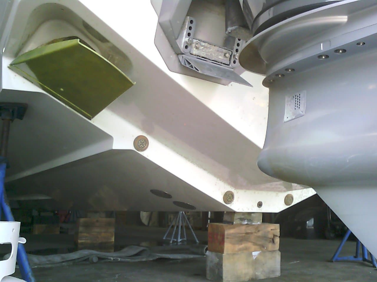 Visual documentation of vessel drive system area