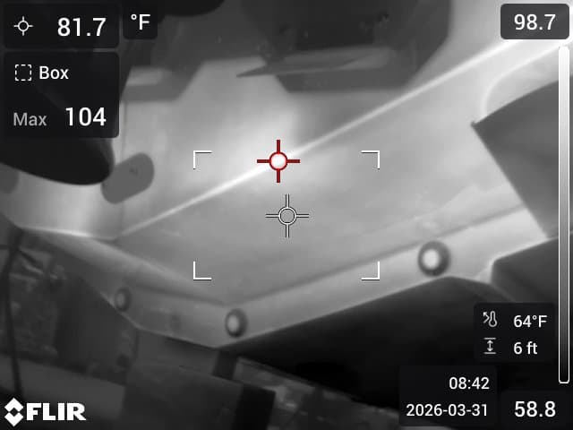 FLIR thermal casualty inspection support