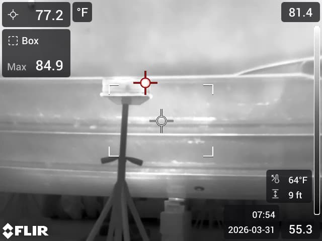 Detail FLIR thermal structural component survey