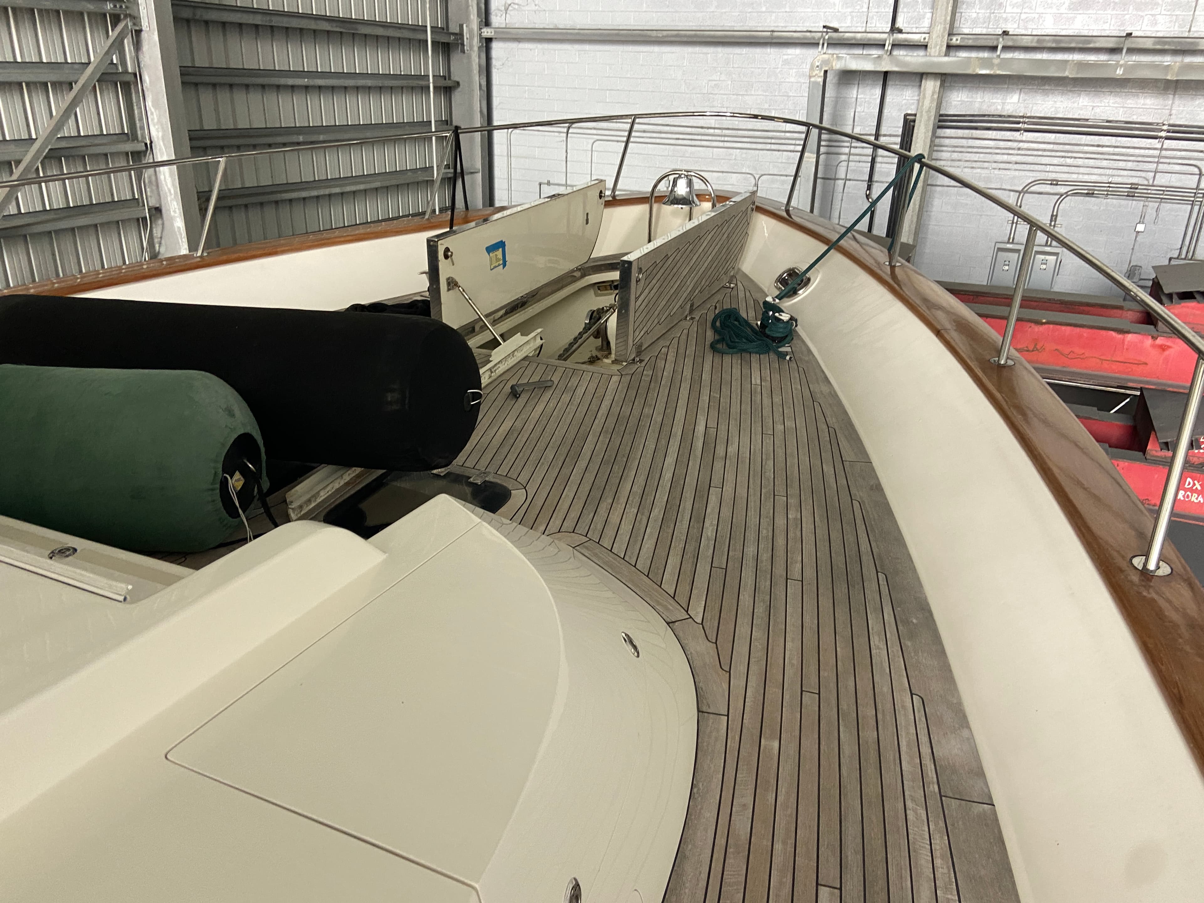 Classic yacht teak side deck condition review